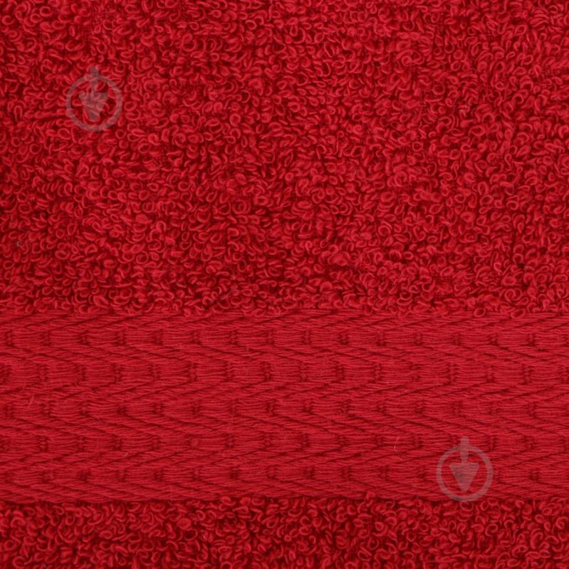 Полотенце 50x90 см бордовый UP! (Underprice) - фото 2