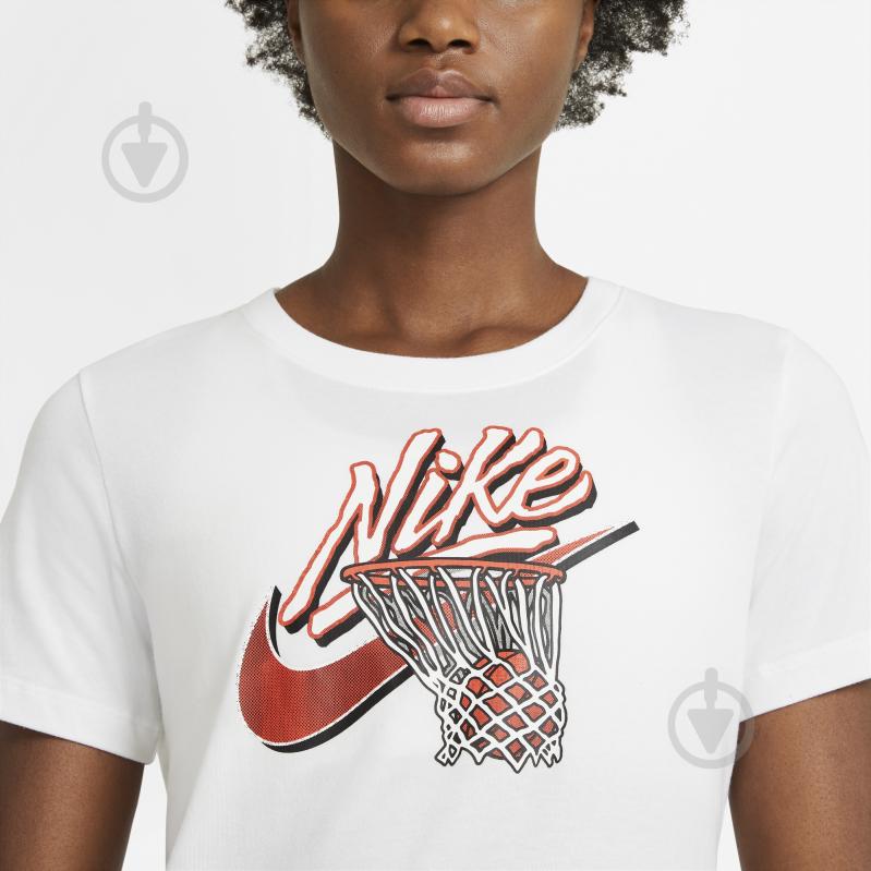 Футболка Nike W NK DRY OC F SWOOSH SS TEE DB6195-100 р.L белый - фото 3