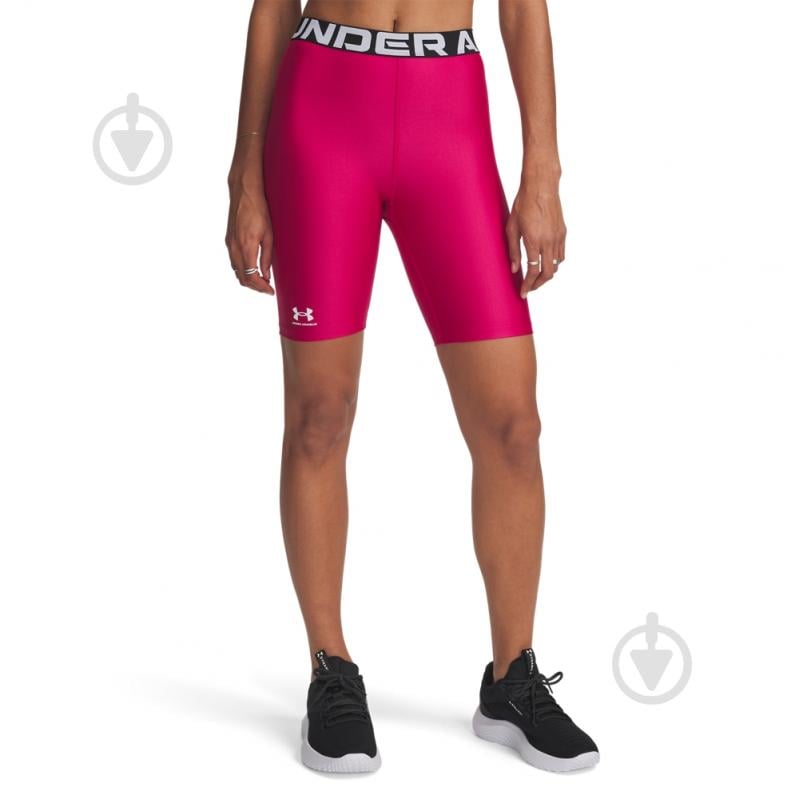 Велосипедки Under Armour HG 8in Short 1383627-681 р.S-M рожевий - фото 1