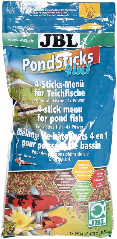 Корм JBL® Pond Sticks 4в1 31,5 л 40148 злаки - фото 1