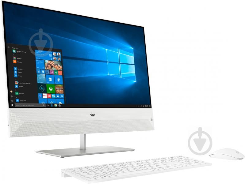 Моноблок HP Pavilion All-in-One 24-xa0038ur 23.8" (5GZ18EA) white - фото 2