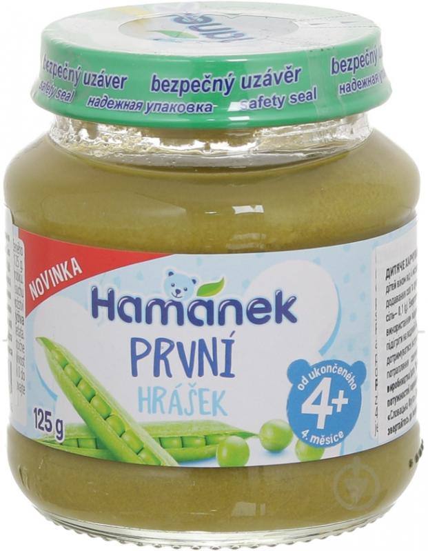 Пюре Hamanek из зеленого горошка 125 г - фото 1