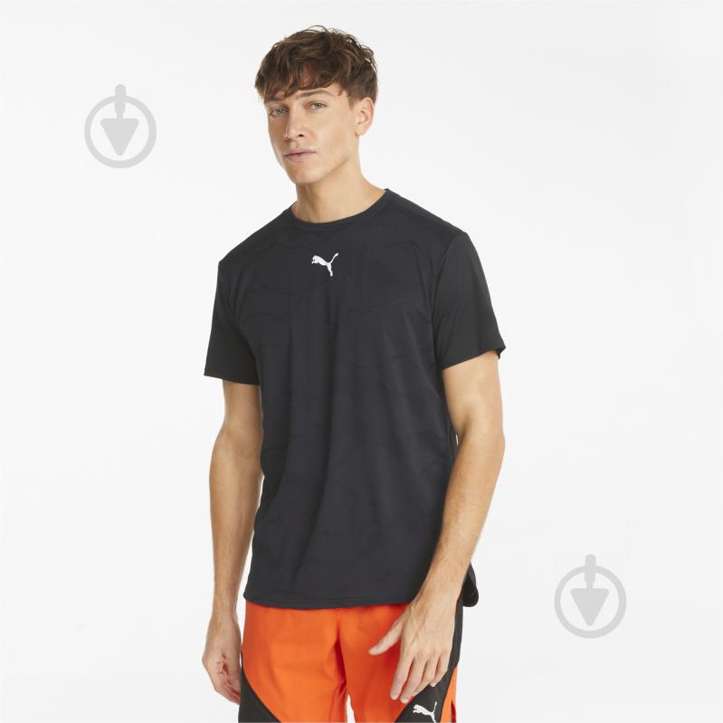 Футболка Puma TRAIN VENT SS TEE 52153001 р.S черный - фото 1