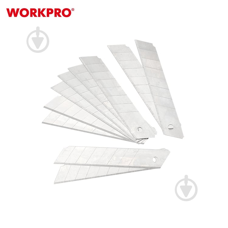 Лезо для ножів WORKPRO 18 мм (10 од.) SK5 PRO WP212002 - фото 3
