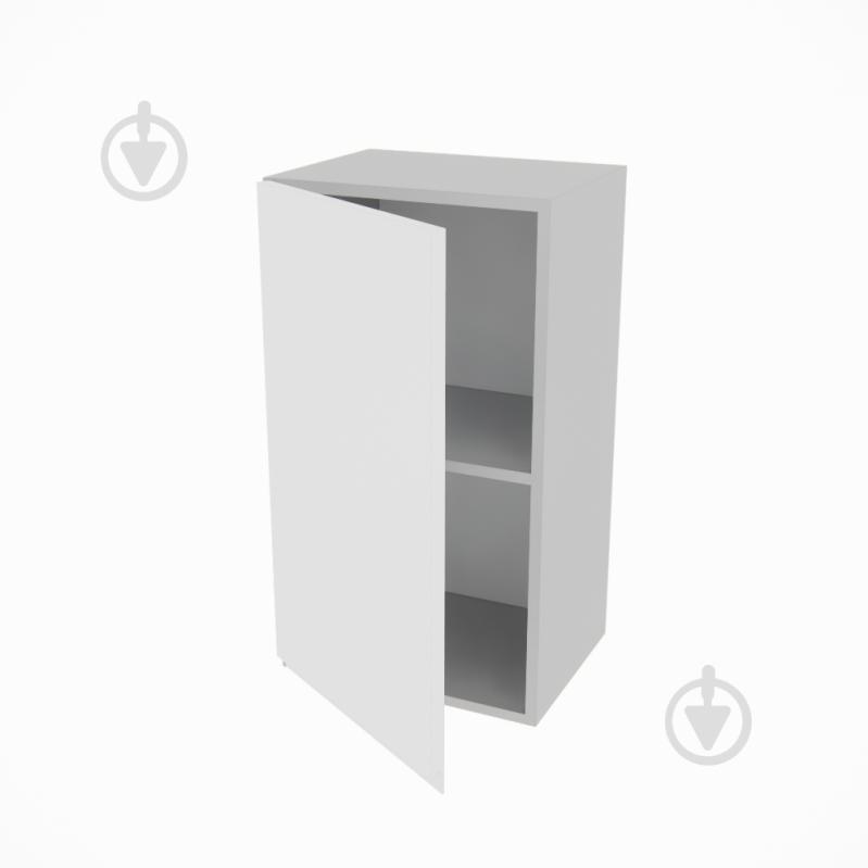 Шафа Влада (В 40/40Ск ліва) білий шовк/попелястий Світ Меблів - фото 2 Шафа Влада (В 40/40Ск ліва) білий шовк/попелястий Світ Меблів - фото 2