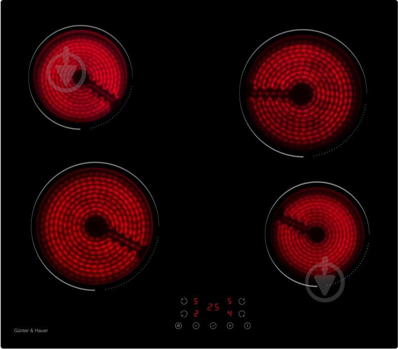 Варильна поверхня електрична Gunter&Hauer CER 640 - фото 5