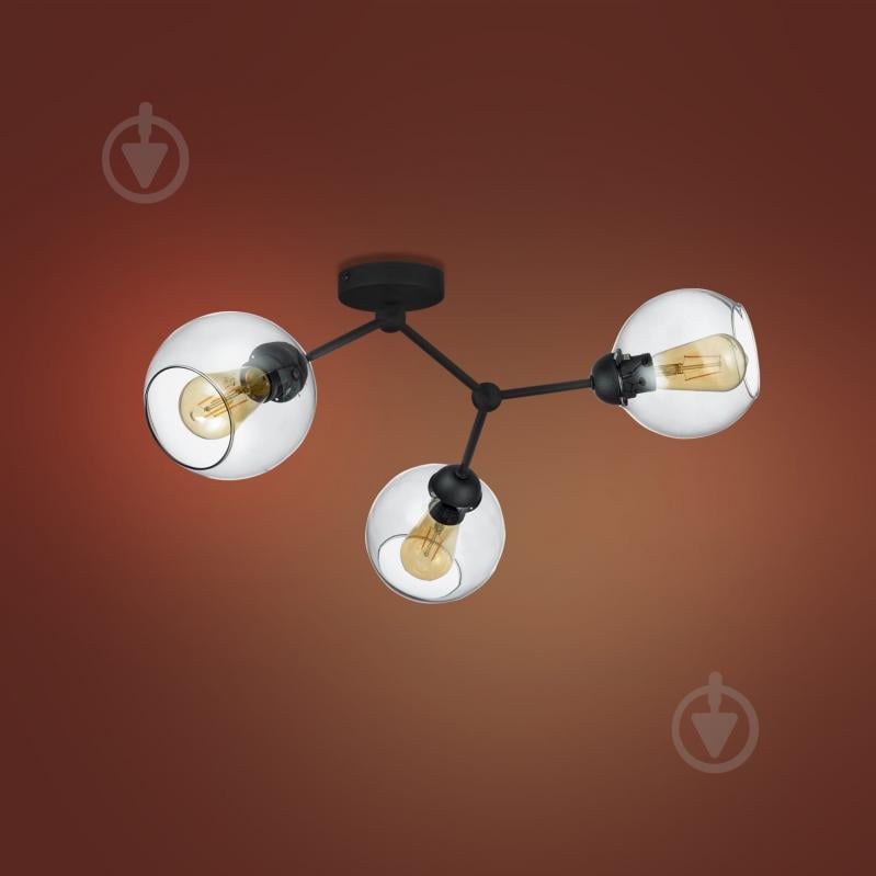 Люстра TK Lighting Fairy 3xE27 графитово-черный 4372 - фото 3