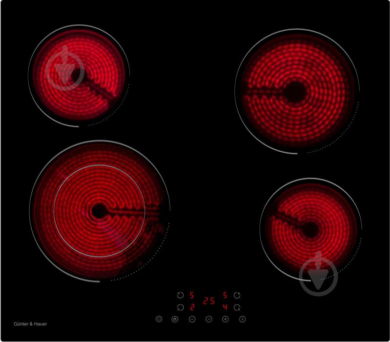 Варильна поверхня електрична Gunter&Hauer CER 641 - фото 5