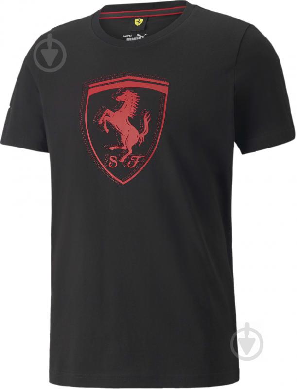 Футболка Puma Ferrari Race tonal Big Shield Tee 53375201 р.L чорний - фото 4