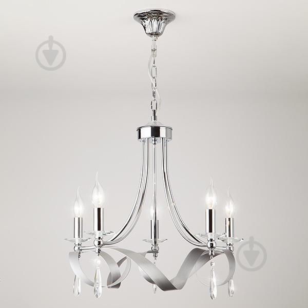 ВІТРИНА! Люстра підвісна Strotskis Adelia 5x60 Вт E14 хром 60064/5 - фото 1 ВІТРИНА! Люстра підвісна Strotskis Adelia 5x60 Вт E14 хром 60064/5 - фото 1