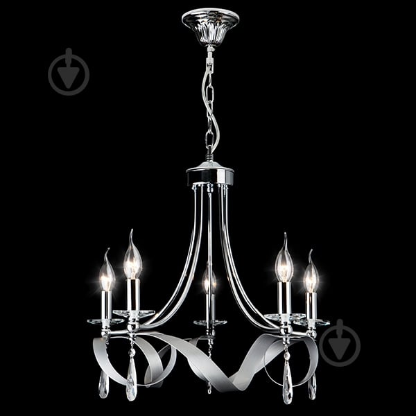 ВІТРИНА! Люстра підвісна Strotskis Adelia 5x60 Вт E14 хром 60064/5 - фото 3 ВІТРИНА! Люстра підвісна Strotskis Adelia 5x60 Вт E14 хром 60064/5 - фото 3