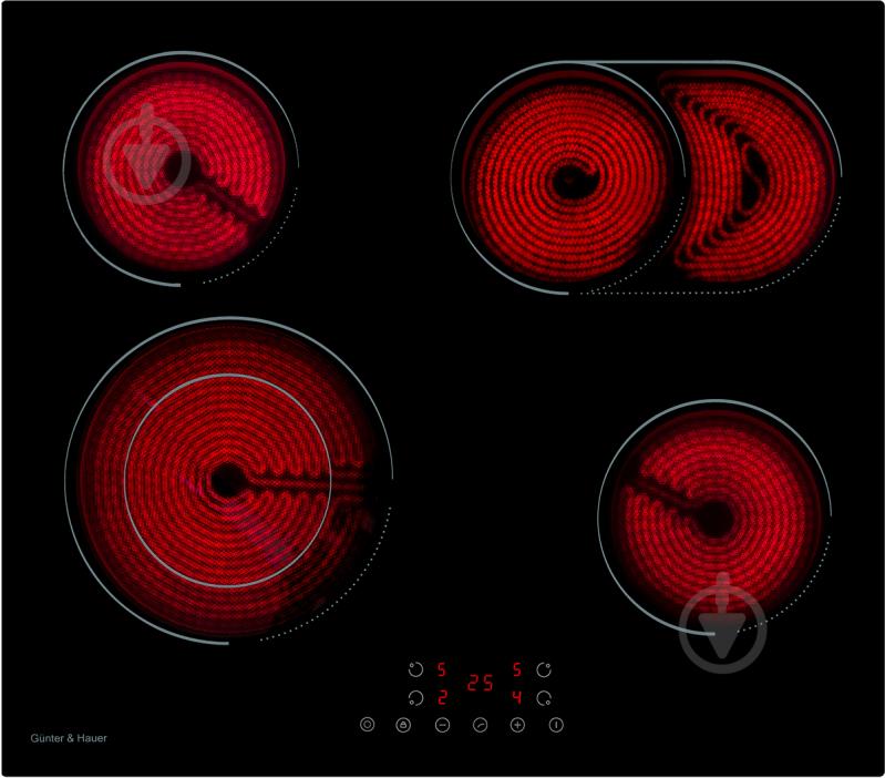 Варочная поверхность электрическая Gunter&Hauer CER 642 - фото 3