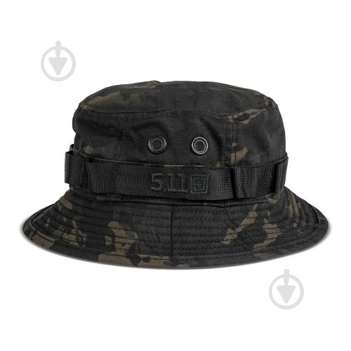 Панама 5.11 Tactical Тактическая MULTICAM® BOONIE HAT 89076-251 р.L/XL black - фото 1