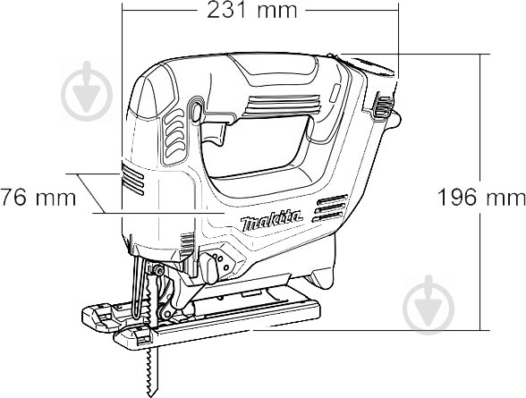 Електролобзик Makita JV100DWE - фото 8