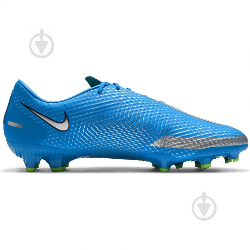 Бутсы Nike Phantom GT Academy FG/MG CK8460-400 р.44,5 голубой - фото 4