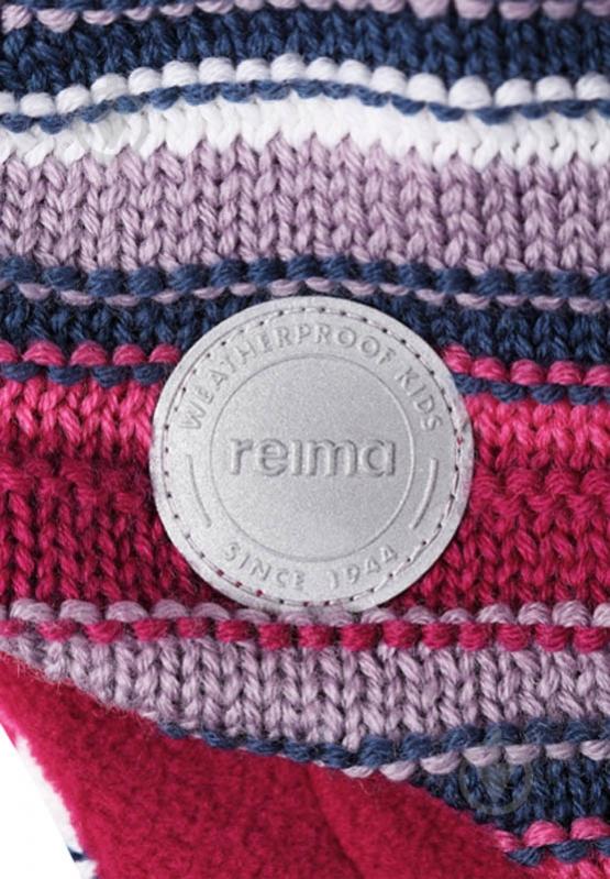 Шапка для девочки Reima р.48 сиреневый с малиновым 518480-5181 - фото 5 Шапка для девочки Reima р.48 сиреневый с малиновым 518480-5181 - фото 5