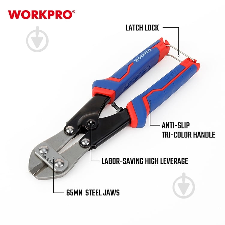 Бокорезы WORKPRO 200 мм PRO 1 шт. WP216001 - фото 3 Бокорезы WORKPRO 200 мм PRO 1 шт. WP216001 - фото 3