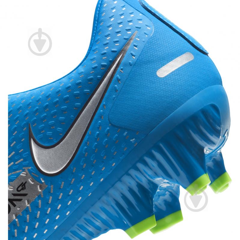 Бутси Nike Phantom GT Academy FG/MG CK8460-400 р.45,5 блакитний - фото 10