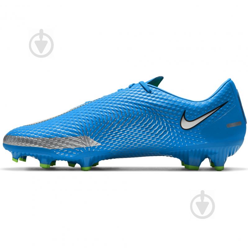 Бутси Nike Phantom GT Academy FG/MG CK8460-400 р.45,5 блакитний - фото 6