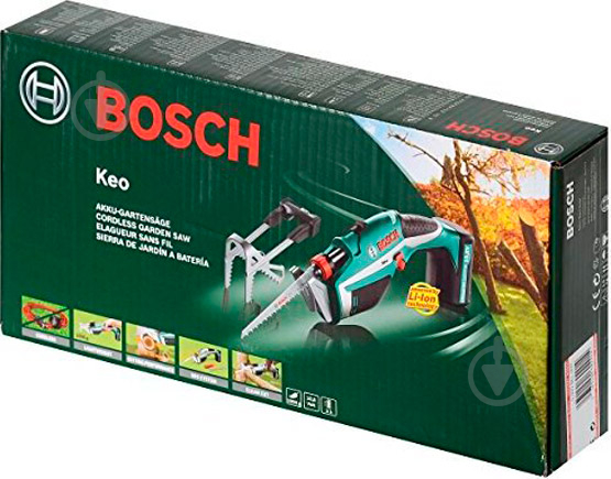 Пила сабельная Bosch садовая KEO 0600861900 - фото 10