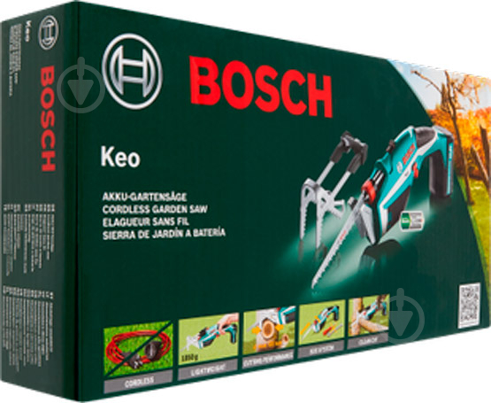 Пила сабельная Bosch садовая KEO 0600861900 - фото 11