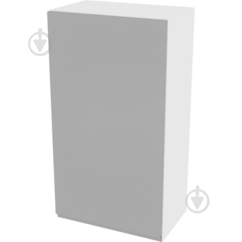 Шафа Влада (В 50/50Ск (920)ліва) сірий оксамит/білий Світ Меблів - фото 1 Шафа Влада (В 50/50Ск (920)ліва) сірий оксамит/білий Світ Меблів - фото 1