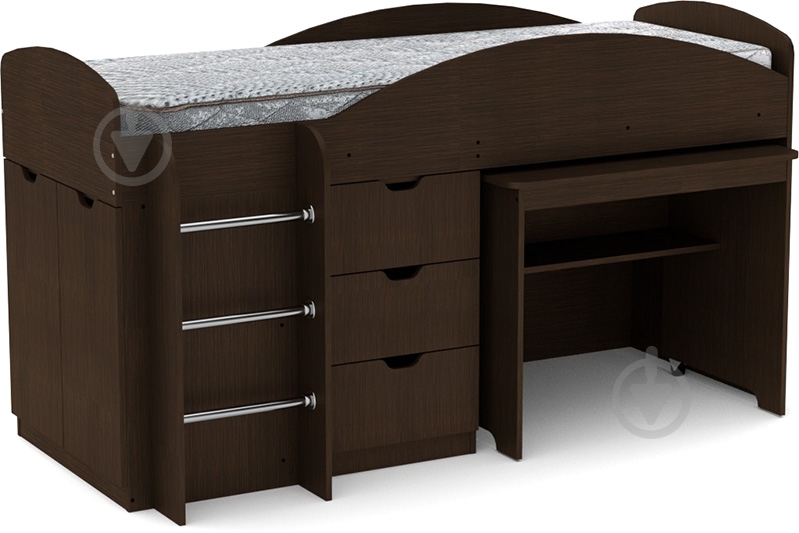 УЦЕНКА! Кровать-горка Компанит Универсал венге - фото 1