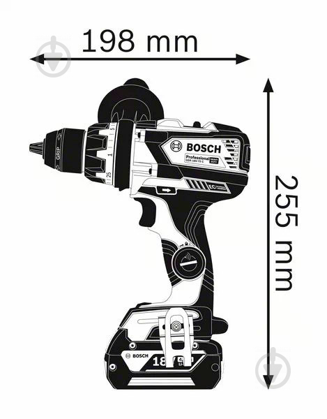 Шуруповерт акумуляторний Bosch Professional GSR 18 V-110 C 06019G0109 - фото 5