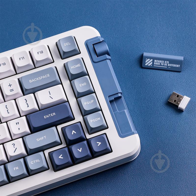 Клавиатура беспроводная MChose (X75-3A) white - фото 7