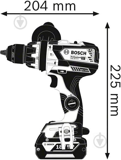 Шуруповерт ударний акумуляторний Bosch Professional GSB 18 V-110 C 06019G030A - фото 4