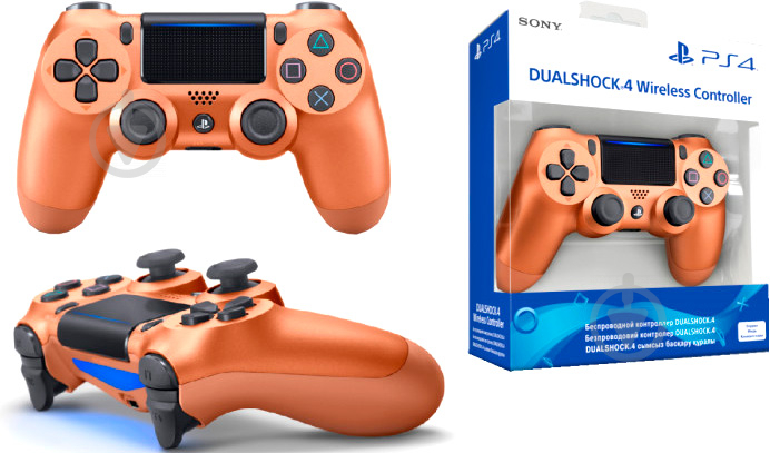 Геймпад бездротовий Sony PlayStation Dualshock v2 (9766612) metalic cooper - фото 2