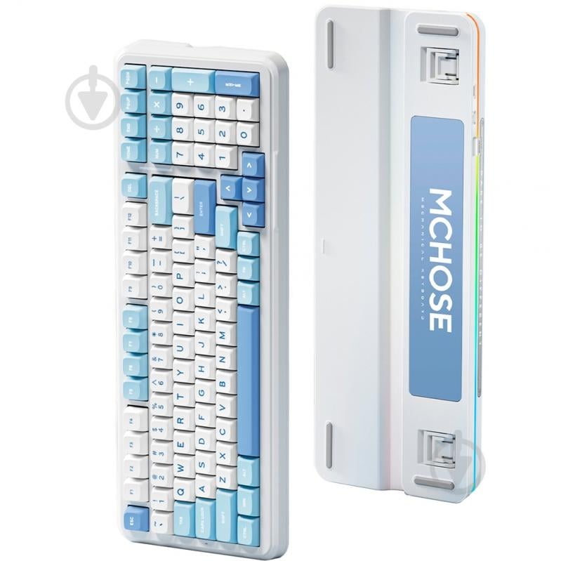 Клавіатура бездротова MChose (k99-1A) white - фото 3