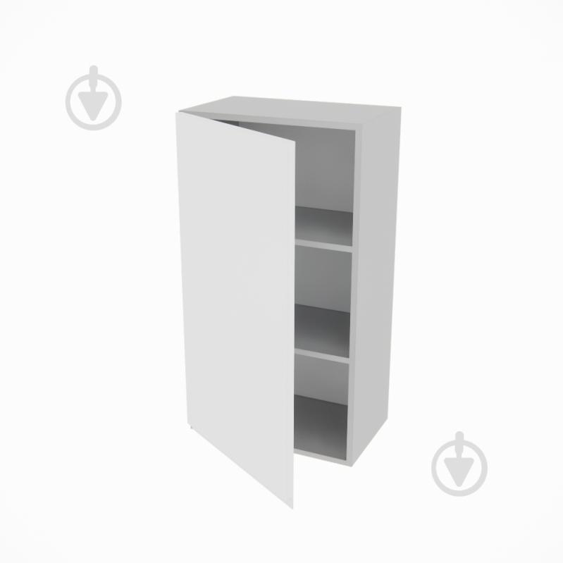 Шафа Влада (В 50/50Ск (920)ліва) білий шовк/попелястий Світ Меблів - фото 2 Шафа Влада (В 50/50Ск (920)ліва) білий шовк/попелястий Світ Меблів - фото 2