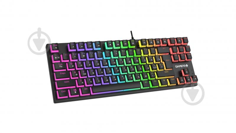 Клавиатура игровая GamePro MK80R Red Switch RGB (MK80R) black - фото 2