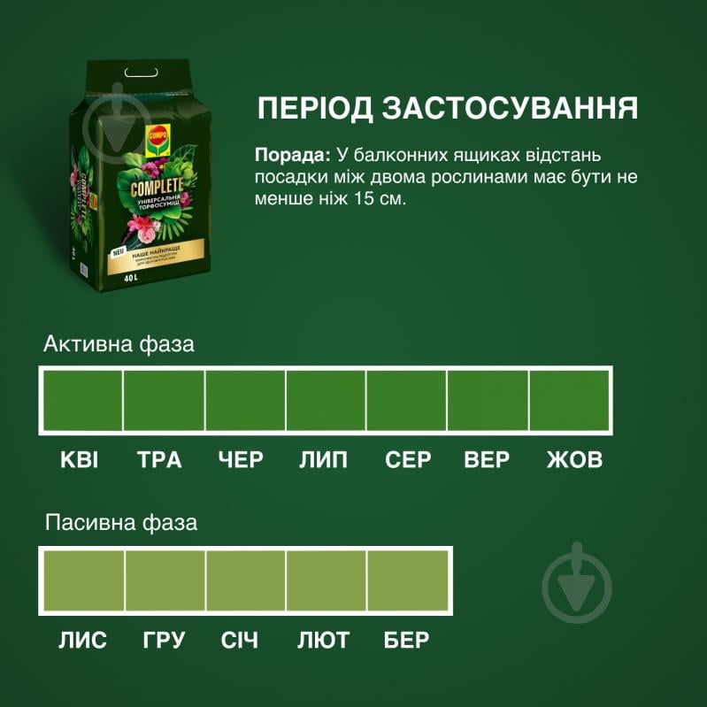 Торфосуміш Compo COMPLETE® 40 л - фото 4