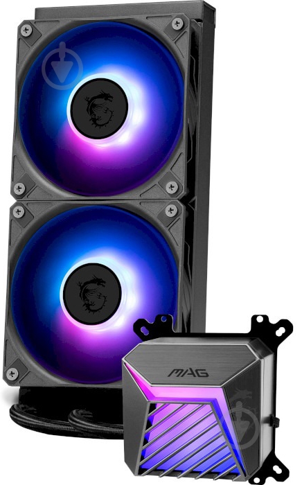 Система водного охлаждения MSI MAG CoreLiquid A15 240 Black - фото 8