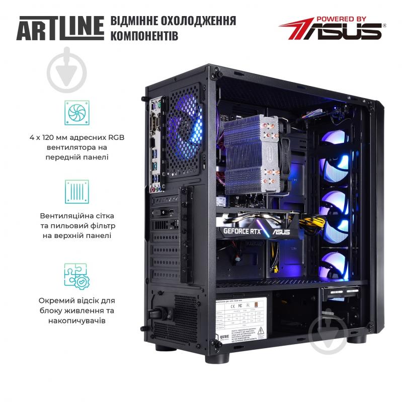 Компьютер персональный Artline Gaming X85 (X85v01) black - фото 10