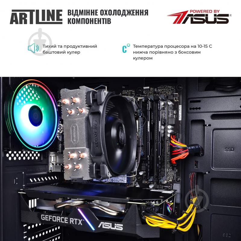 Компьютер персональный Artline Gaming X85 (X85v01) black - фото 14