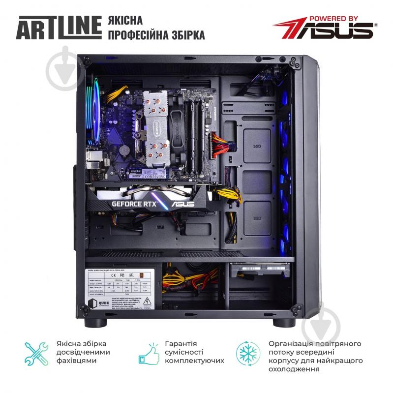 Компьютер персональный Artline Gaming X85 (X85v01) black - фото 11