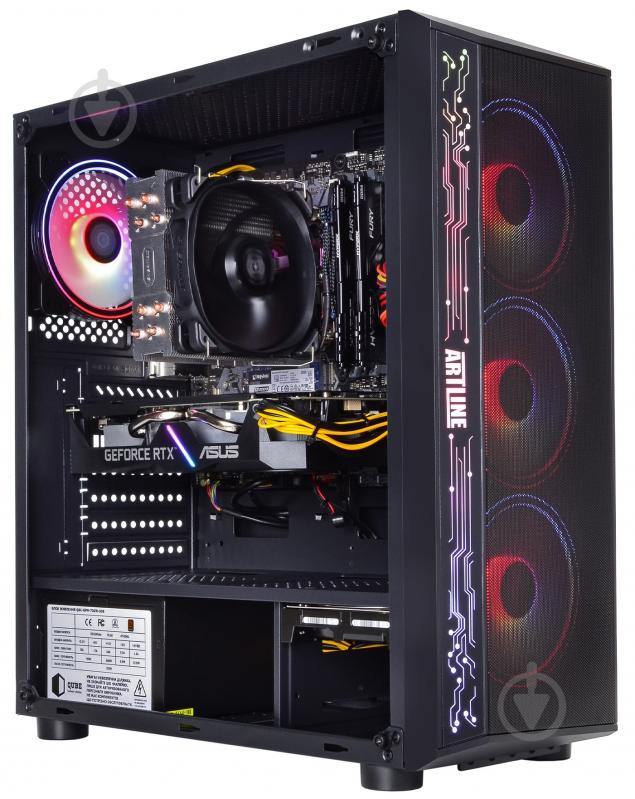 Компьютер персональный Artline Gaming X85 (X85v03) black - фото 5