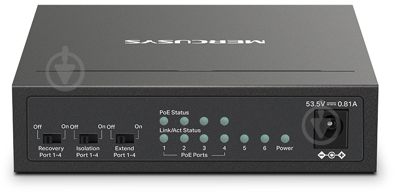 Коммутатор Mercusys MS106LP - фото 2 Коммутатор Mercusys MS106LP - фото 2