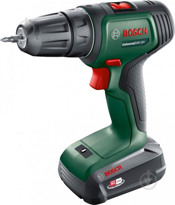 Шуруповерт аккумуляторный Bosch UniversalDrill 18V 06039D4002 - фото 1