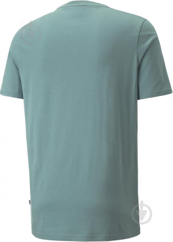 Футболка Puma ESS+ Tape Tee 84738250 р.XL бірюзовий - фото 5