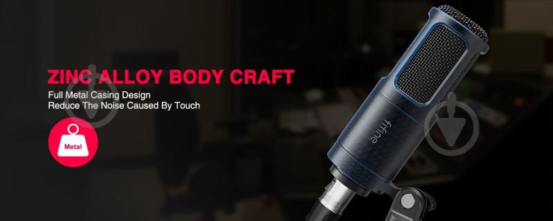Микрофон FIFINE динамический XLR (K669D) - фото 6
