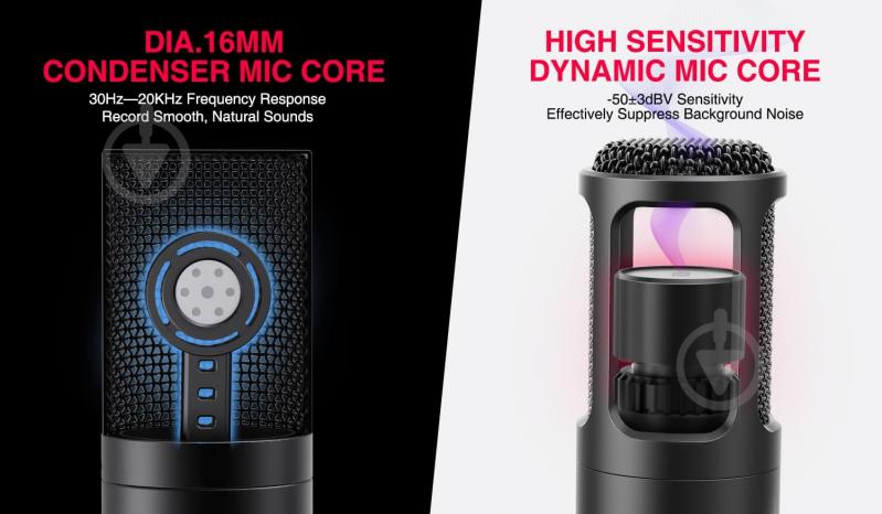 Микрофон FIFINE динамический XLR (K669D) - фото 7