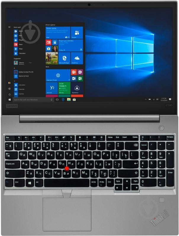 Ноутбук Lenovo ThinkPad E590 15,6" (20NB0019RT) silver - фото 2