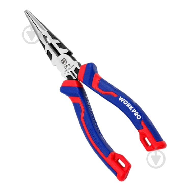 Довгогубці WORKPRO 160 мм CR-V PRO PLUS 1 шт. WP231020 - фото 1