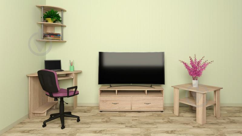 УЦЕНКА! Стол компьютерный Компанит СУ-15 орех - фото 2