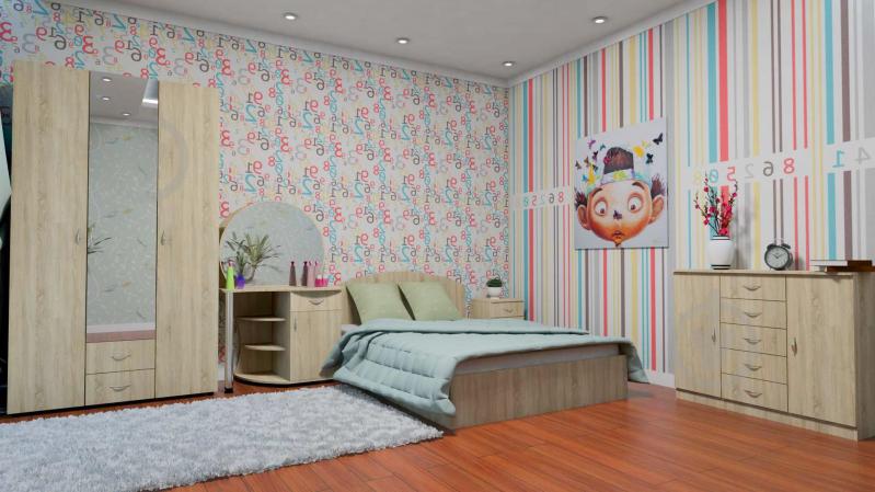 УЦЕНКА! Трюмо Компанит 3 дуб сонома - фото 2 УЦЕНКА! Трюмо Компанит 3 дуб сонома - фото 2