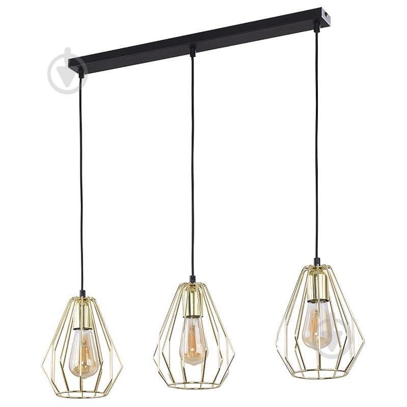 Люстра підвісна TK Lighting 3x60 Вт E27 чорний 2789 - фото 1